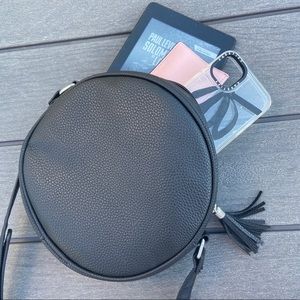 Mix No.6 Black Circle Crossbody Bag